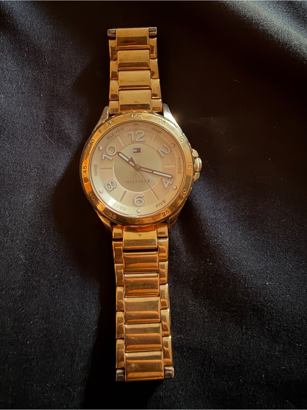 Tommy Hilfiger Gold and Cream Women's Bracelet Watch